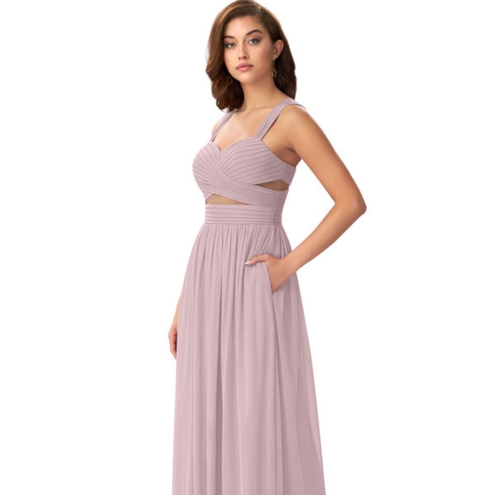 Azazie Vintage Mauve Jaida Bridesmaid Dress- A16